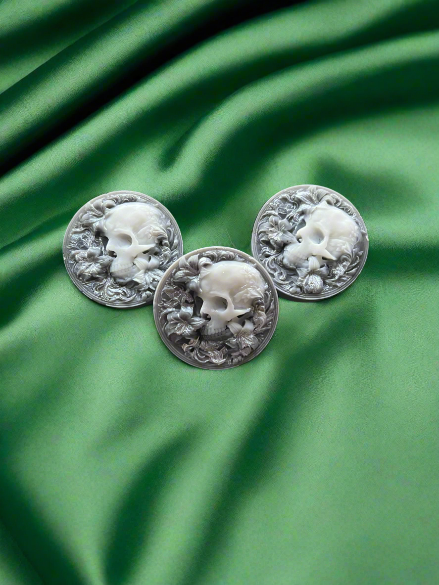 Floral Skull Elegance