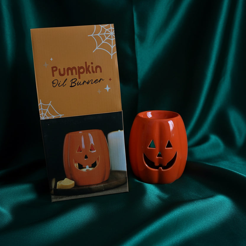 Jack-o'-Lantern oil burner and wax warmer